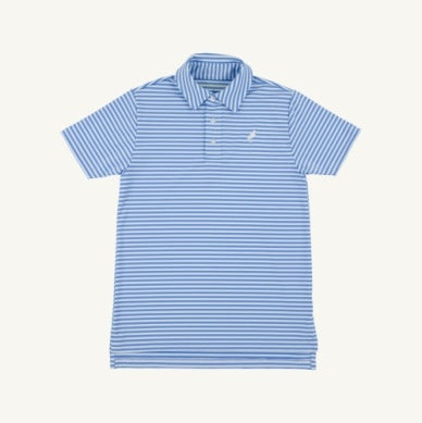 Blue Striped Polo