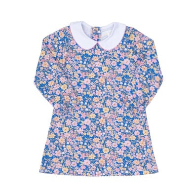 Pink & Blue Floral Pima Dress