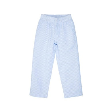 Blue Seersucker Pants