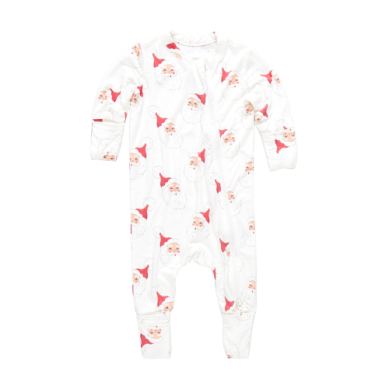 Pink Chicken Small Santas Footie.   CALL TO PURCHASE
