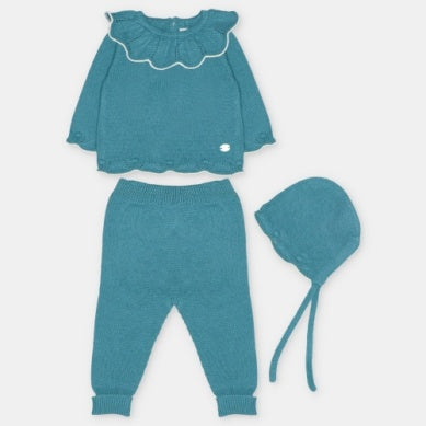 Teal 3pc Sweater Set
