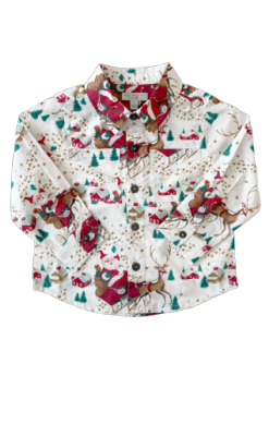 Santa's Sleigh Buttondown Shirt