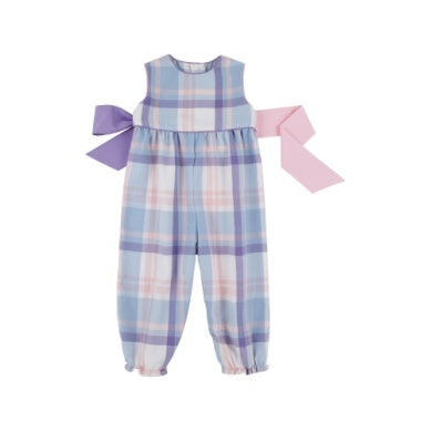 TBBC Plaid Bow Romper
