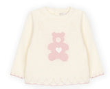 Pink Teddy Bear 2pc Knit Set