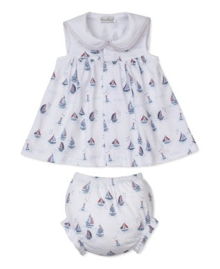 Pima Sailboat Dress Set
