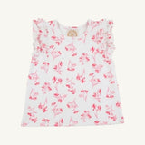 TBBC Pink Floral Top & Shorts
