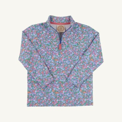 Mini Floral Half Zip