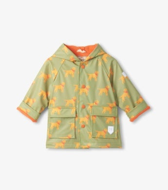 Green Lab Raincoat - sizes 12m-24m