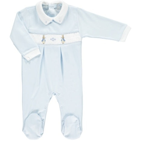 Smocked Peter Rabbit Footie