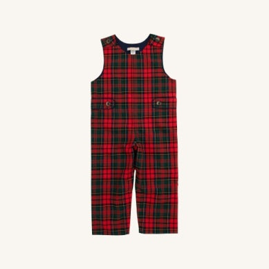 Red & Navy Plaid Longall