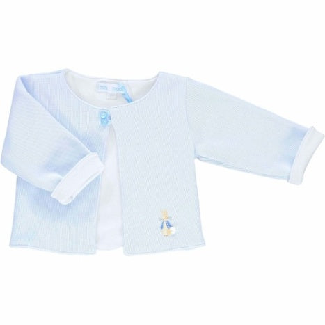 Blue Embroidered Peter Rabbit Jacket