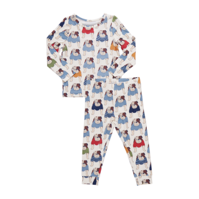 Pink Chicken Bulldogs Pajama