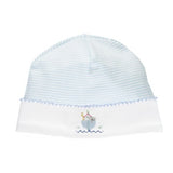 Blue Noah's Ark Pocket Footie & Hat
