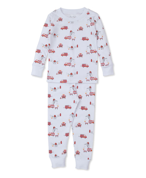 Kissy Kissy Firetruck 2pc Pajamas