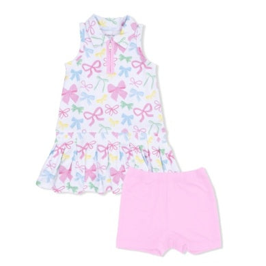 Sweet Bows Tennis Dress & Shorts