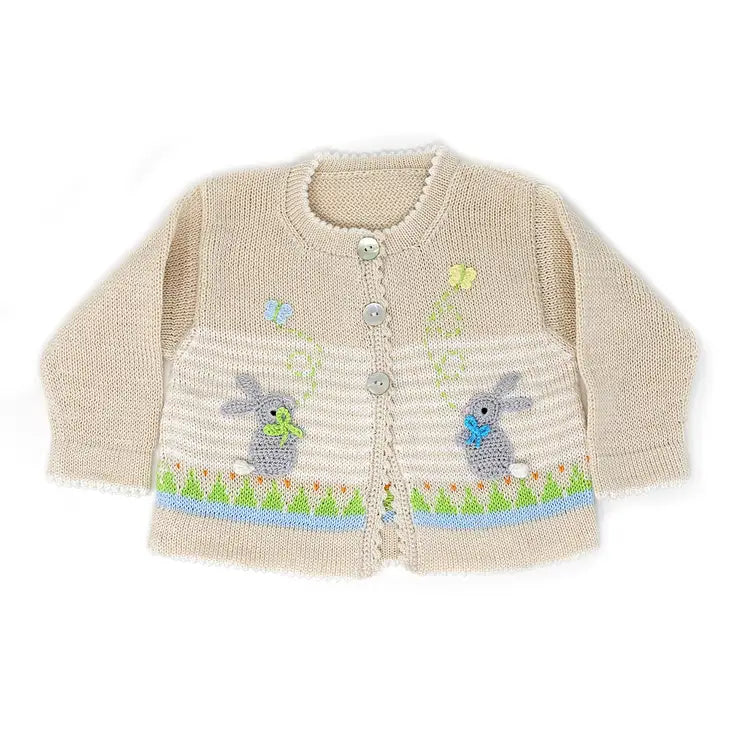 Knit Bunny Cardigan By George Baby 732 939 1135