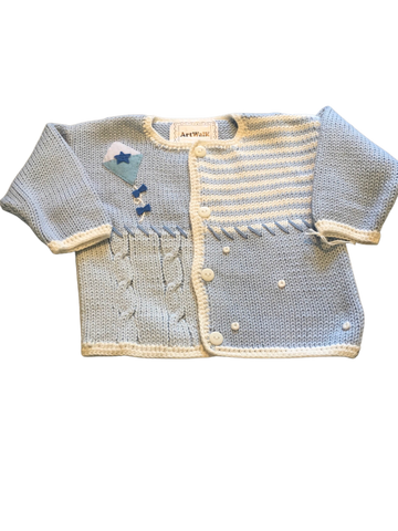 ArtWalk Up in the Sky Blue Cardigan